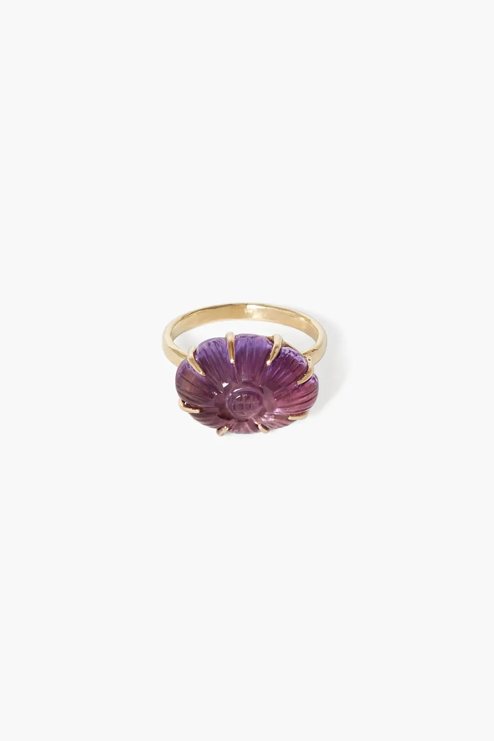 14k Dahlia Ring Amethyst