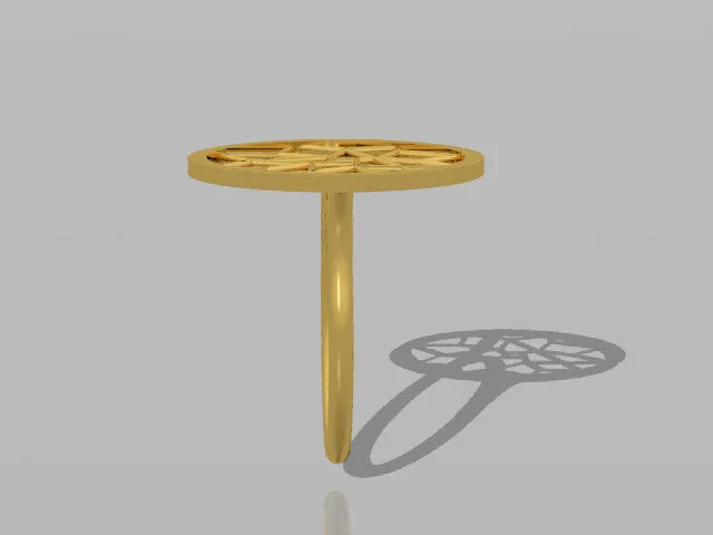 14K Yellow Gold Dream Catcher Design Ring Unique Fine Jewelry Ladies' Ring Fashion Jewelry Memories Meaningful Ring Special Ring
