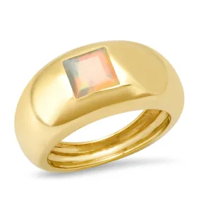 14K YG Opal Gypsy Ring