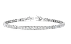 4 CTW Diamond Tennis Bracelet