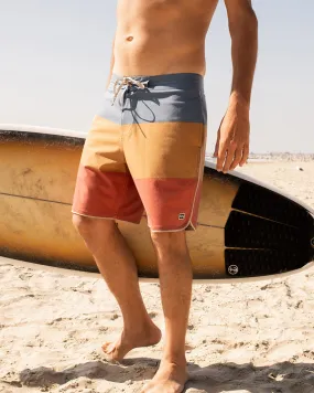 73 Lo Tide 18 Boardshorts - Dusty Red