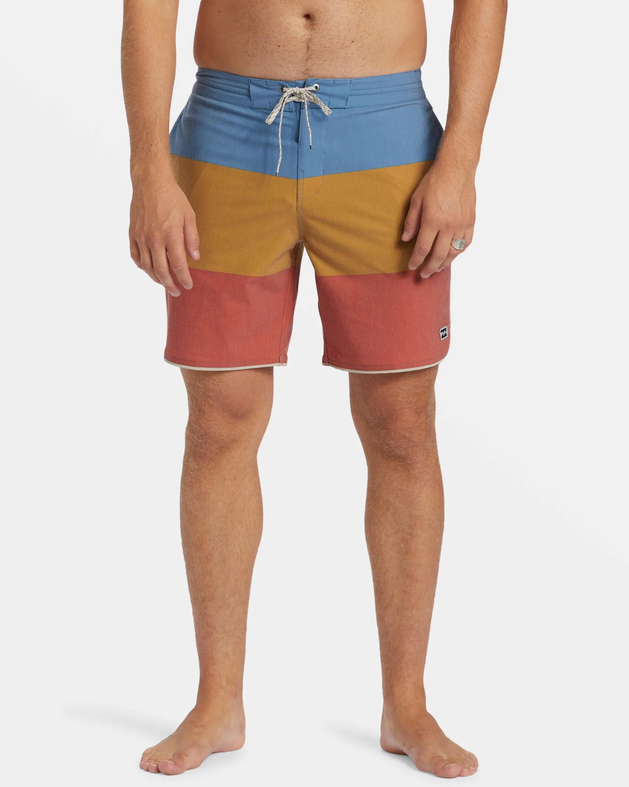 73 Lo Tide 18 Boardshorts - Dusty Red