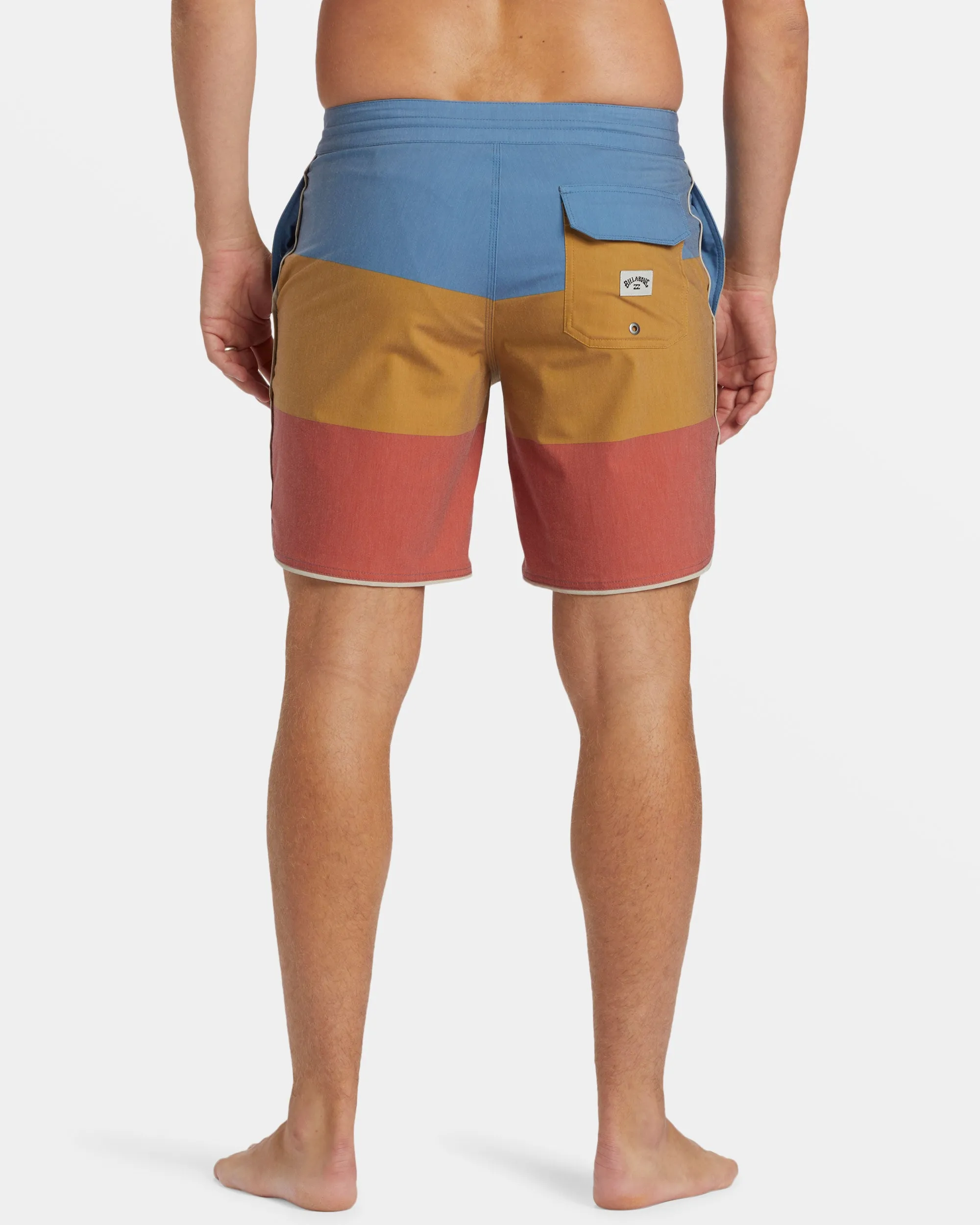 73 Lo Tide 18 Boardshorts - Dusty Red