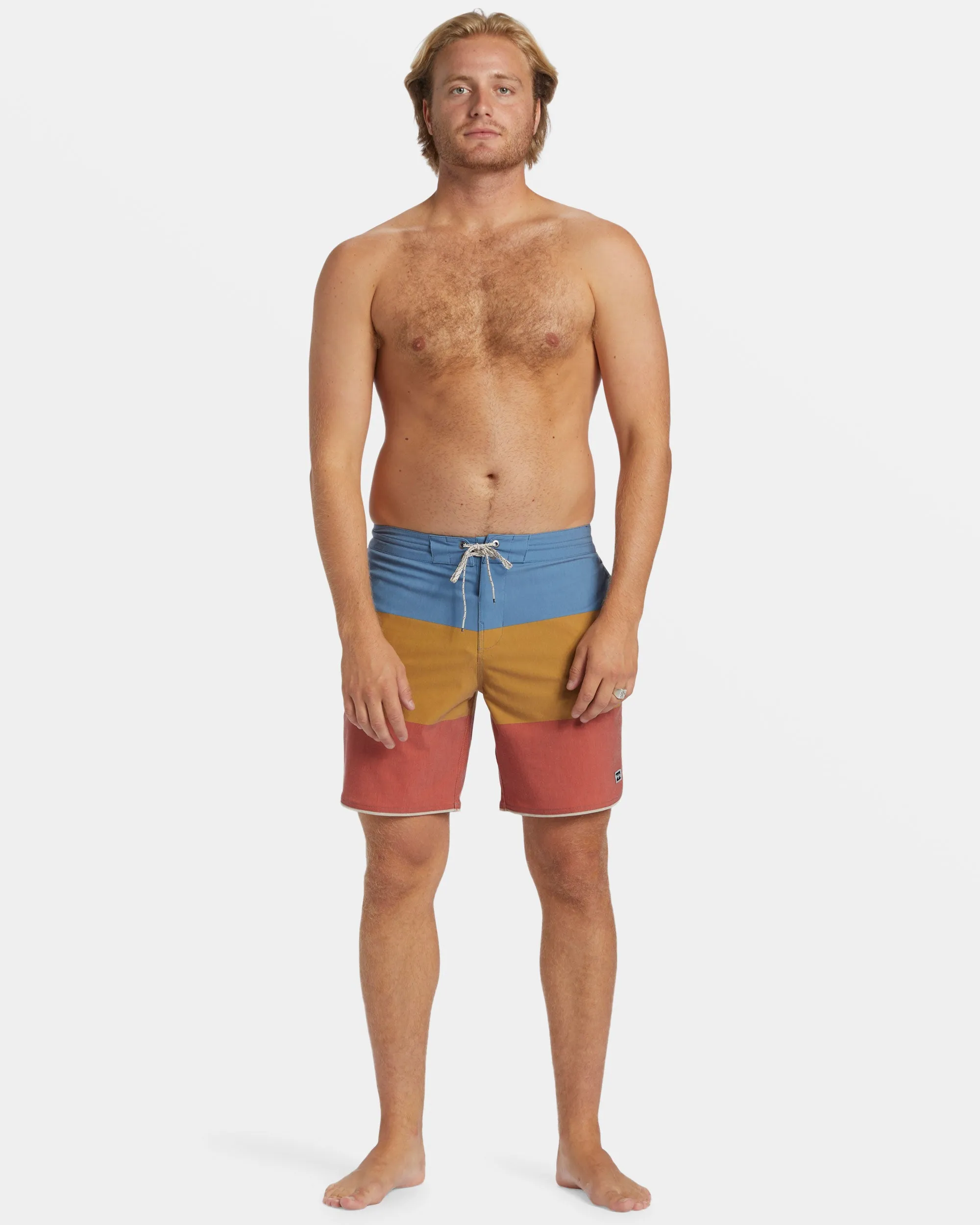 73 Lo Tide 18 Boardshorts - Dusty Red