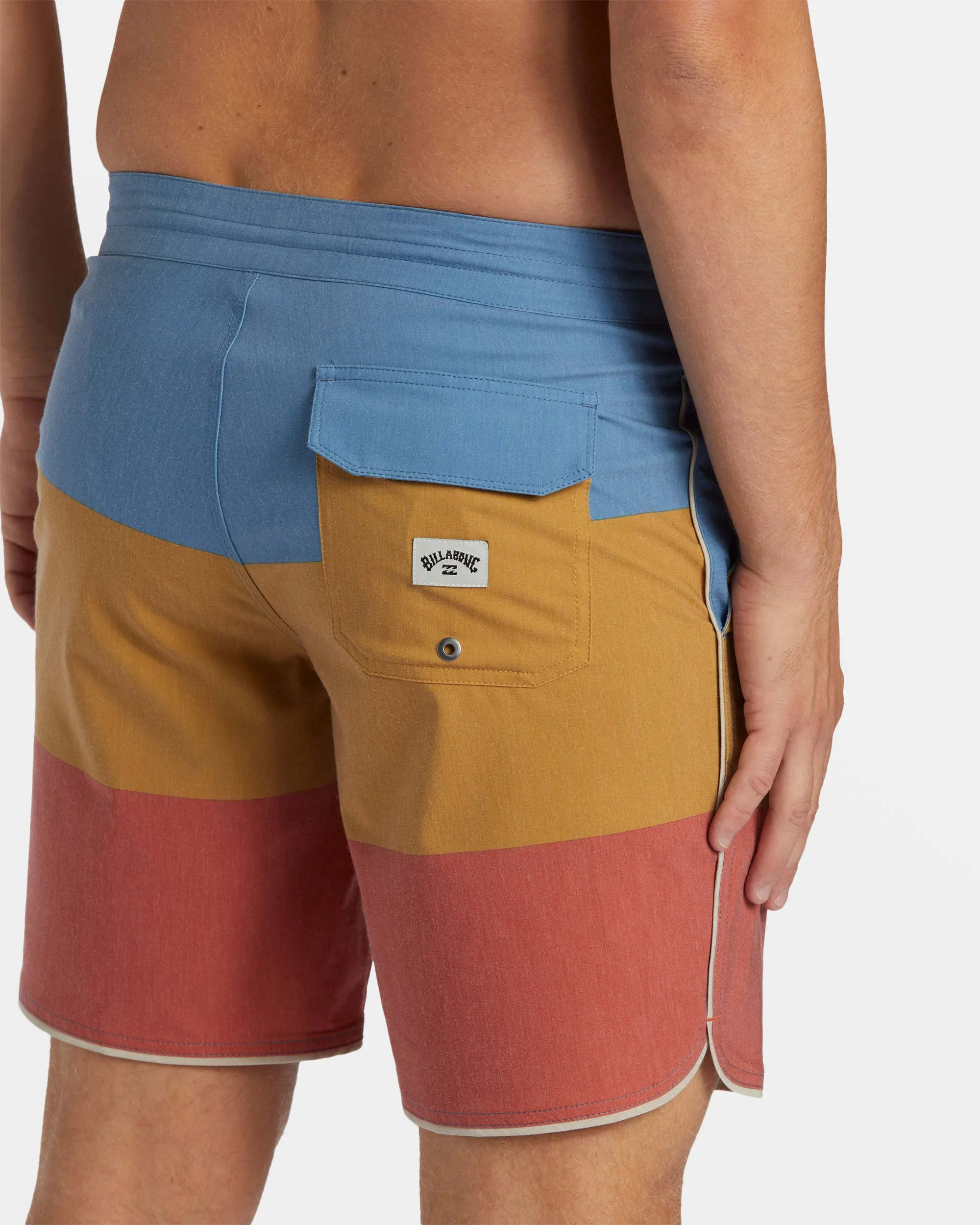 73 Lo Tide 18 Boardshorts - Dusty Red