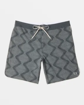 73 Lo Tide 18 Boardshorts - Slate Green