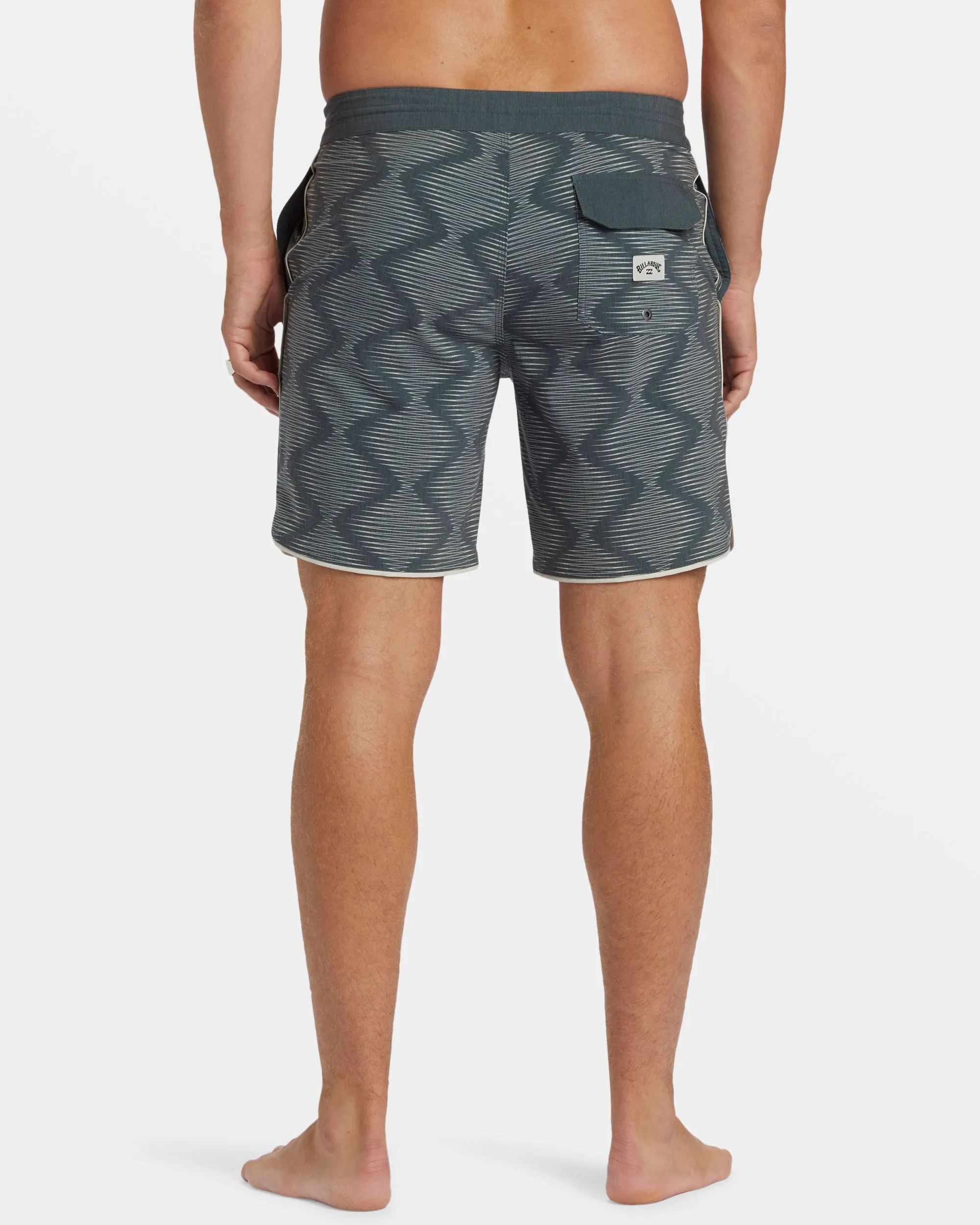 73 Lo Tide 18 Boardshorts - Slate Green