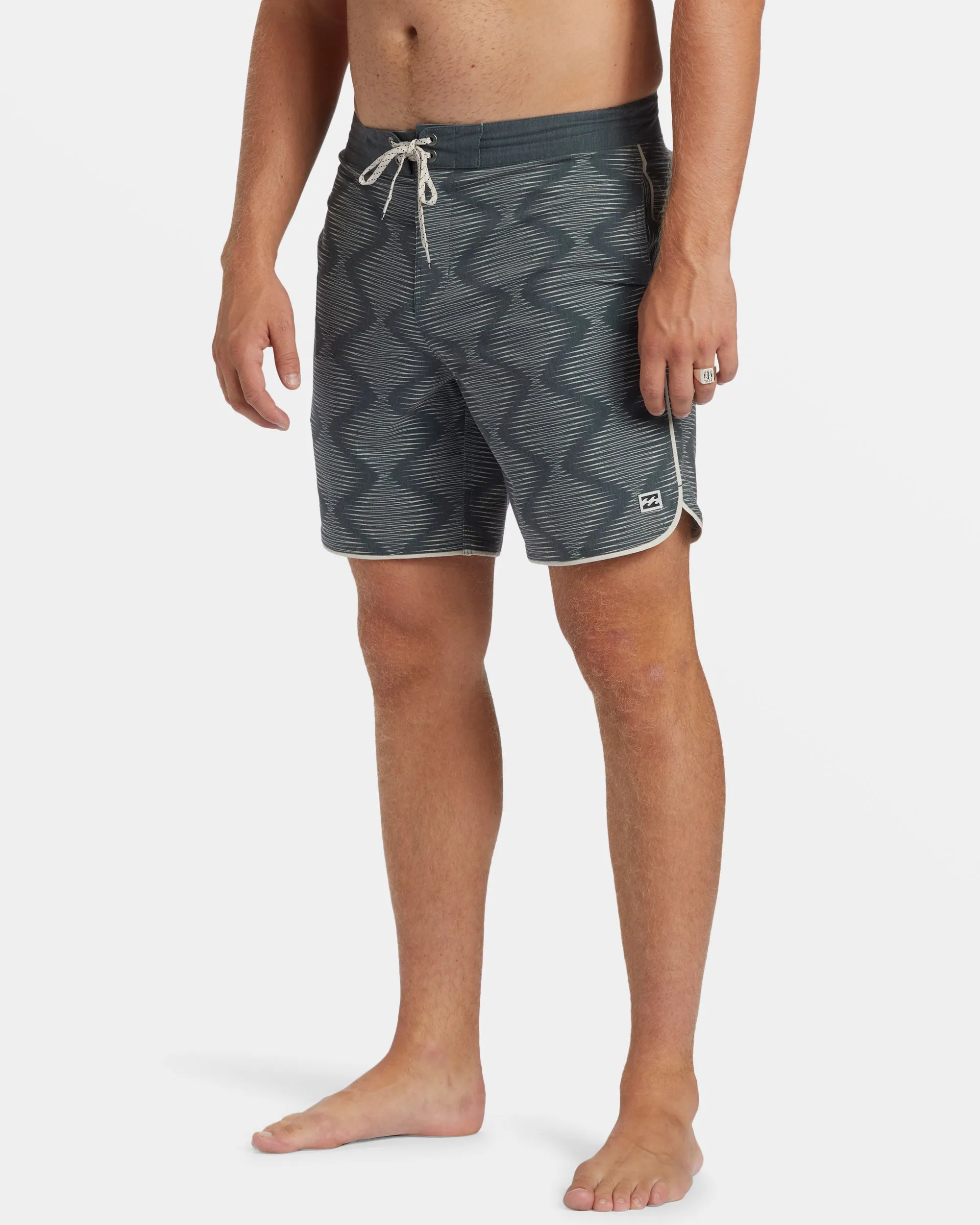 73 Lo Tide 18 Boardshorts - Slate Green