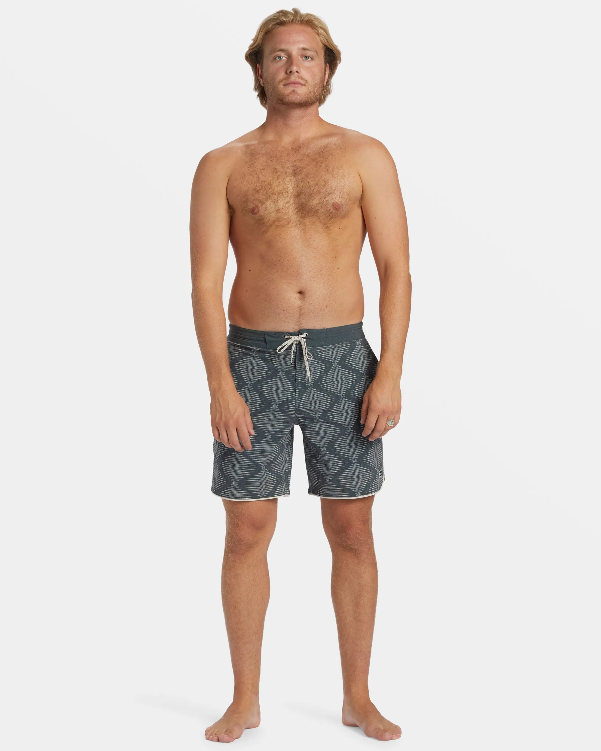 73 Lo Tide 18 Boardshorts - Slate Green