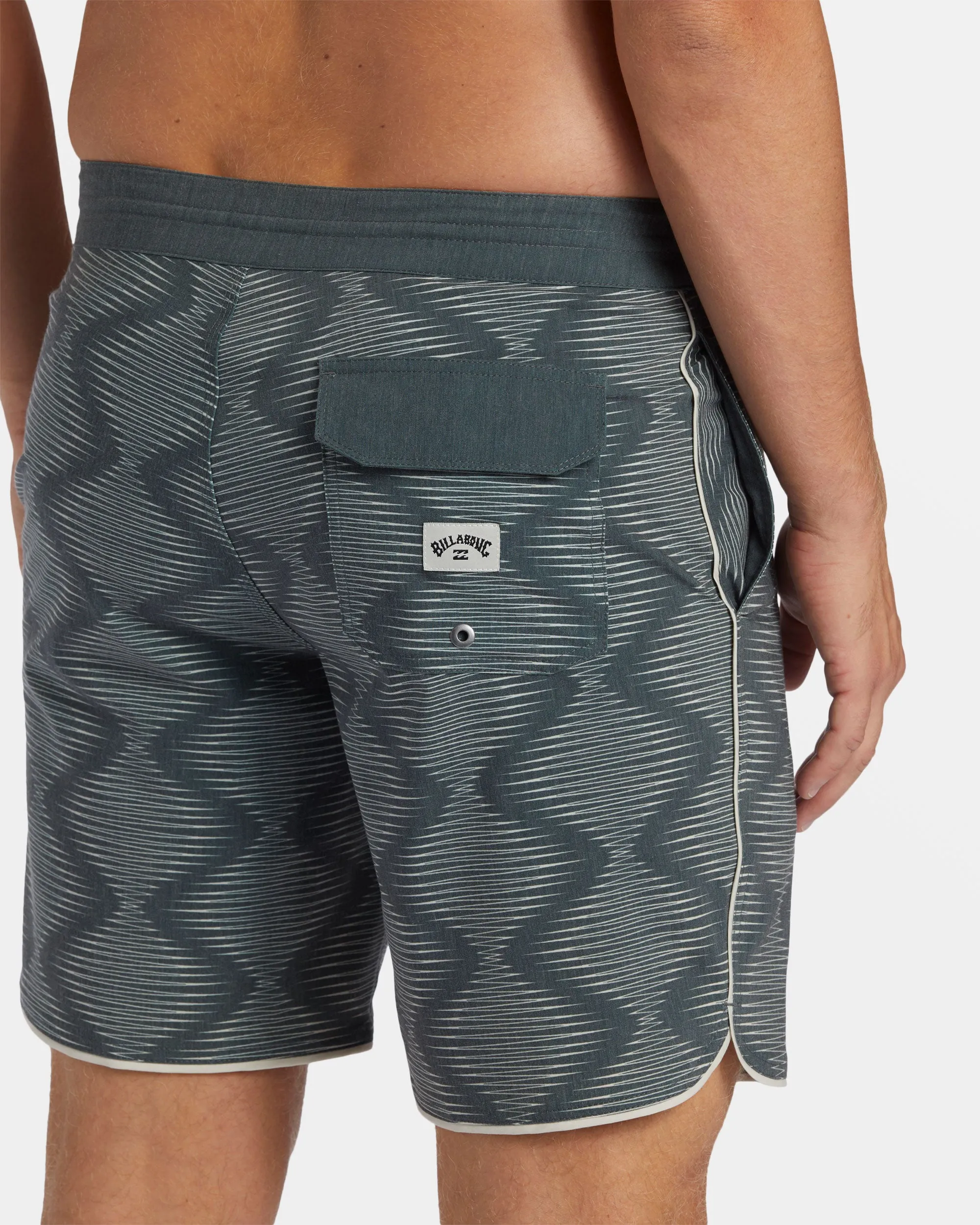 73 Lo Tide 18 Boardshorts - Slate Green