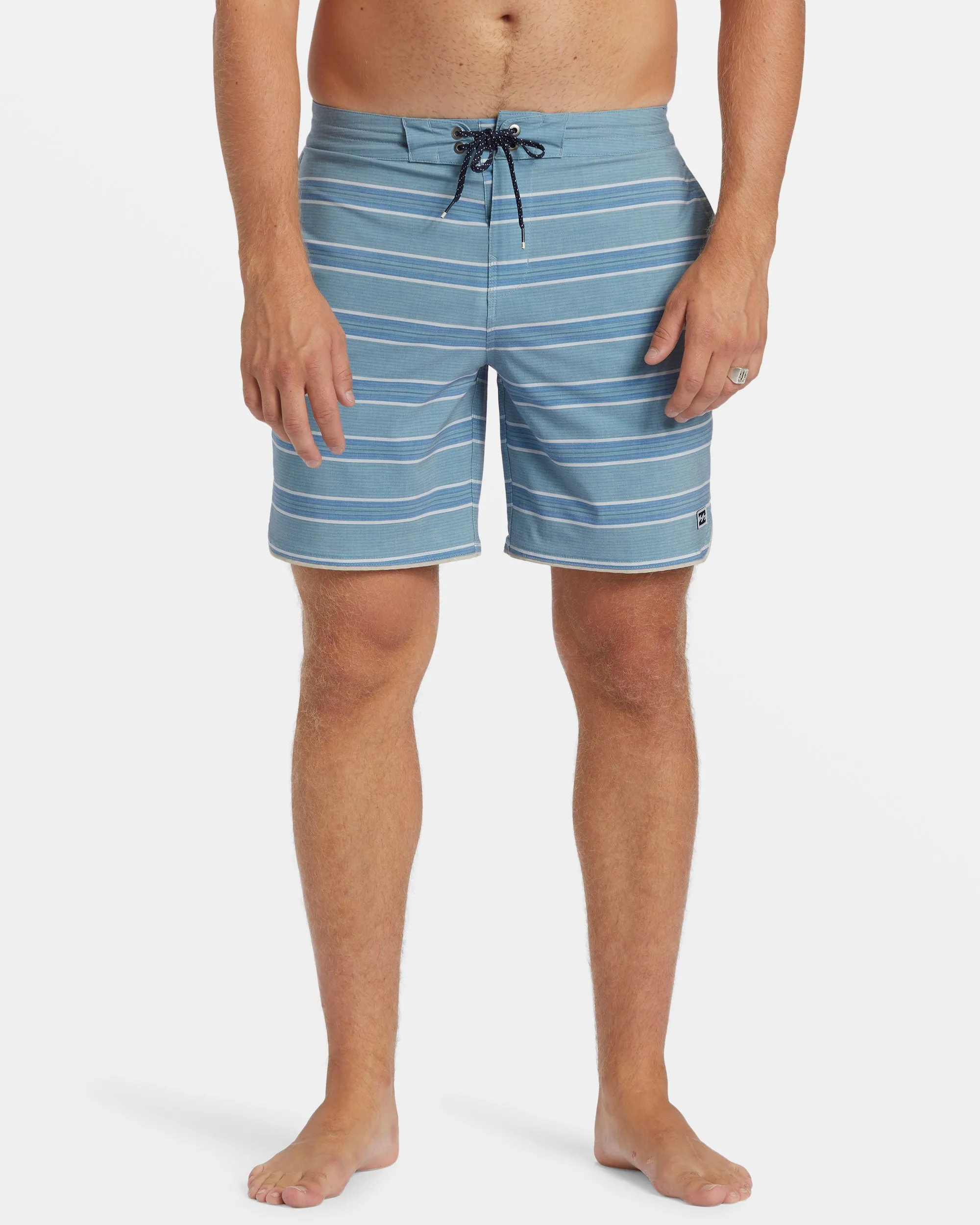 73 Lo Tide 18 Boardshorts - Washed Blue