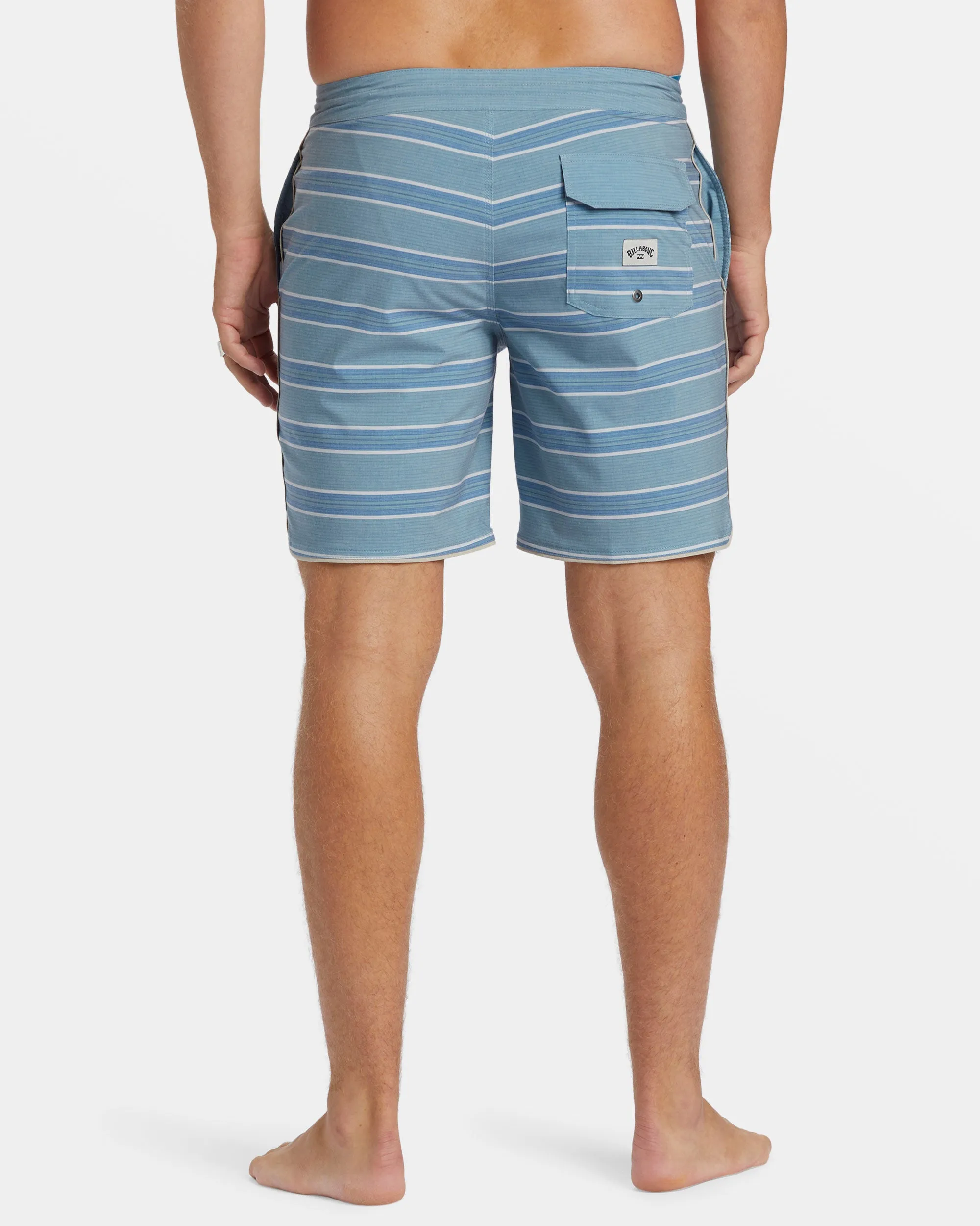 73 Lo Tide 18 Boardshorts - Washed Blue