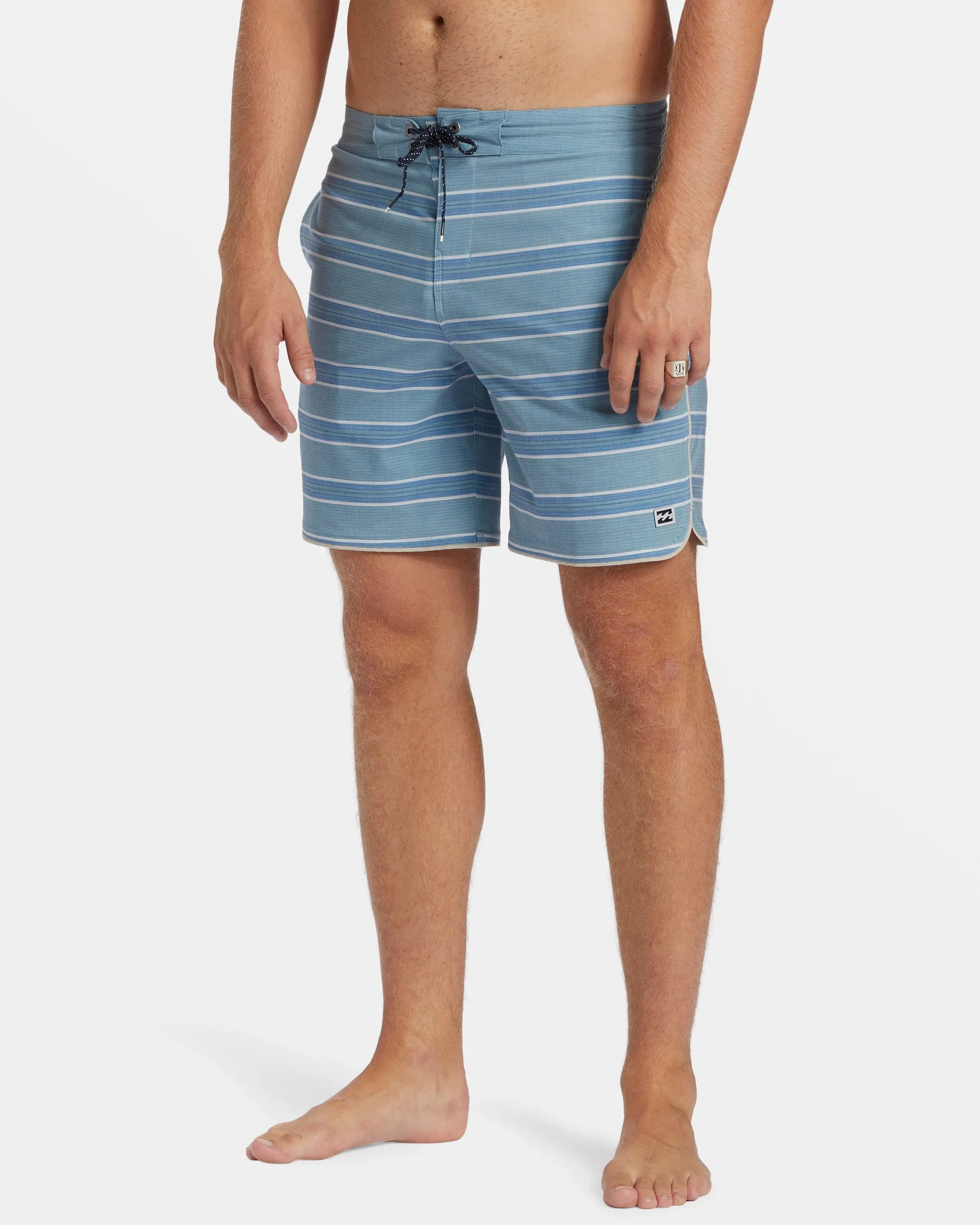 73 Lo Tide 18 Boardshorts - Washed Blue