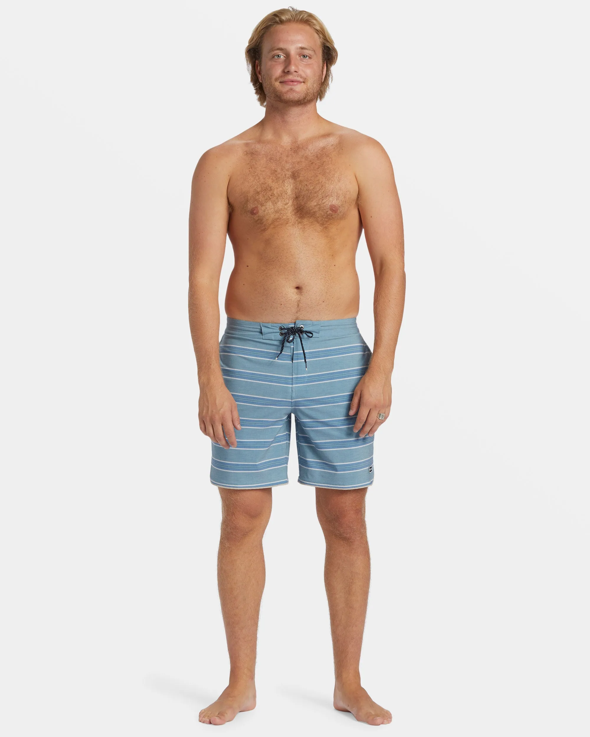 73 Lo Tide 18 Boardshorts - Washed Blue