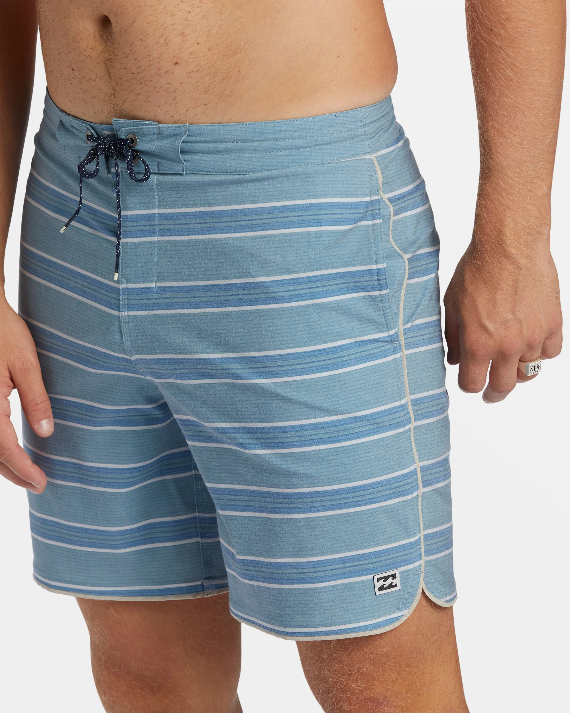 73 Lo Tide 18 Boardshorts - Washed Blue