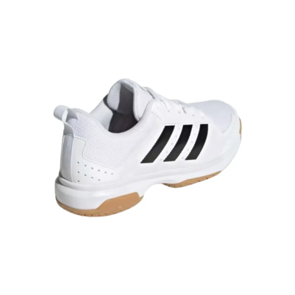 Adidas Women's Ligra 7 Badminton Shoe (Cloud White/Core Black/Cloud White)