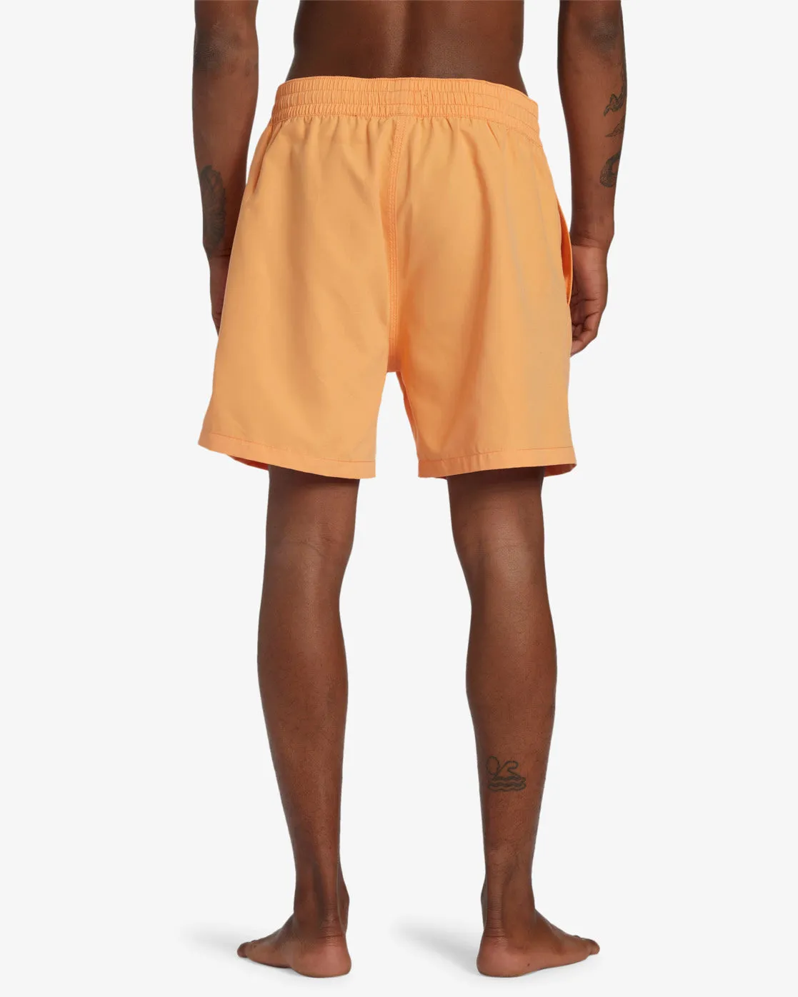 All Day Layback 16 Elastic Waist Shorts - Melon