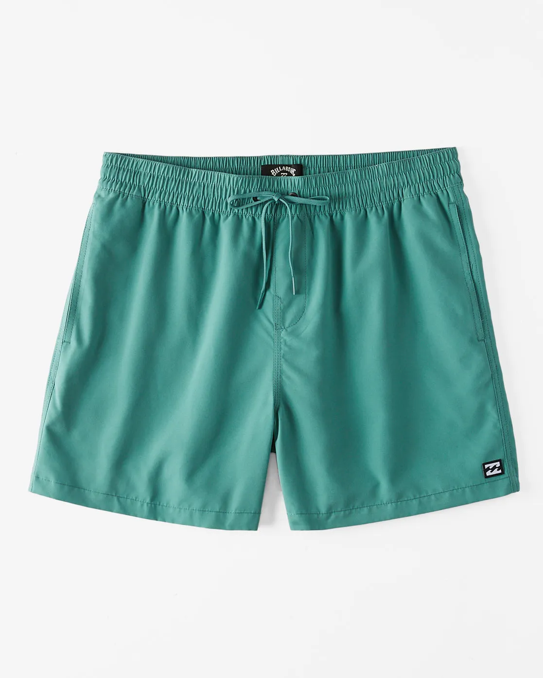 All Day Layback 16 Elastic Waist Shorts - Sea Green