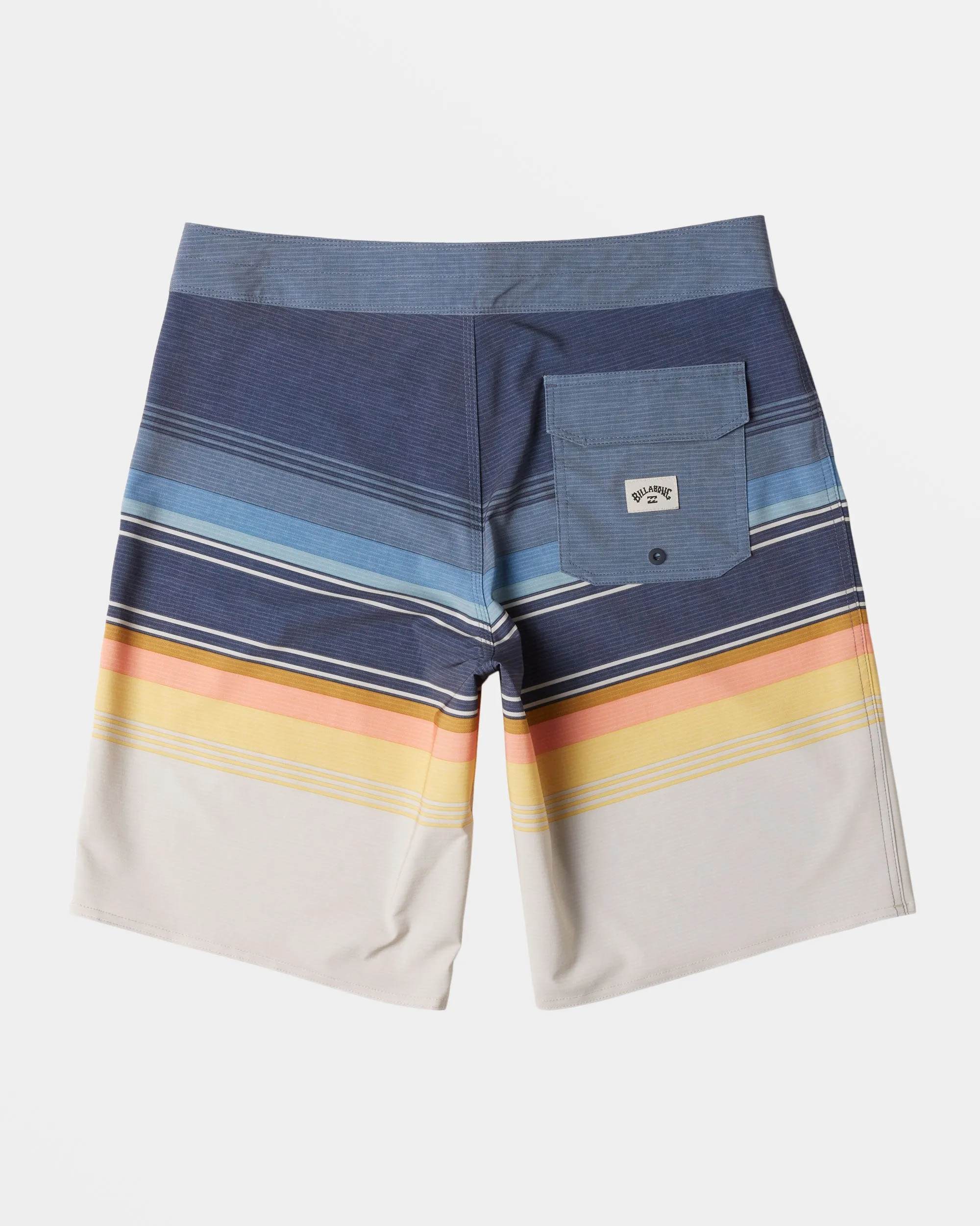 All Day Stripe Pro 20 Boardshorts - Dusty Navy