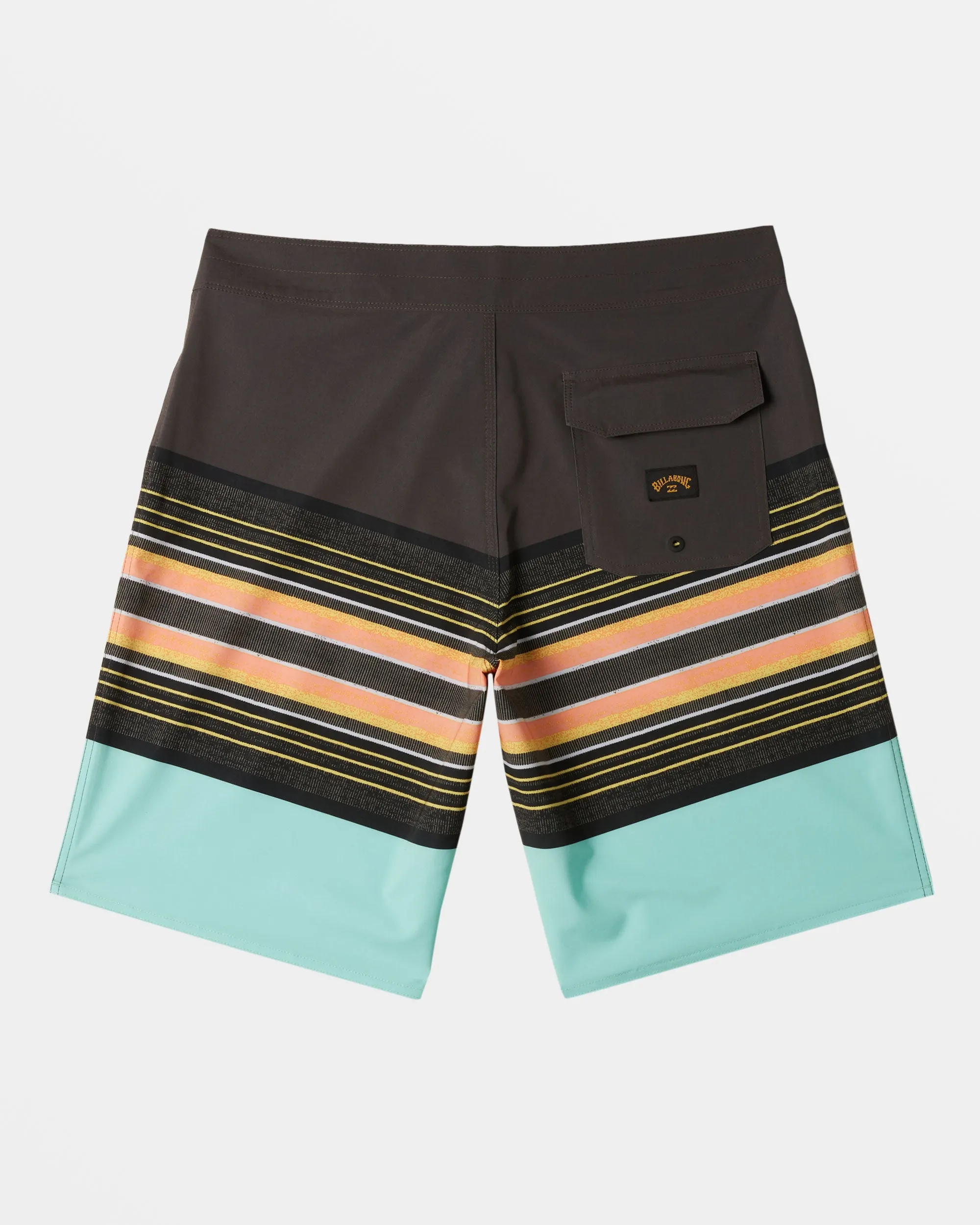 All Day Stripe Pro 20 Boardshorts - Washed Black