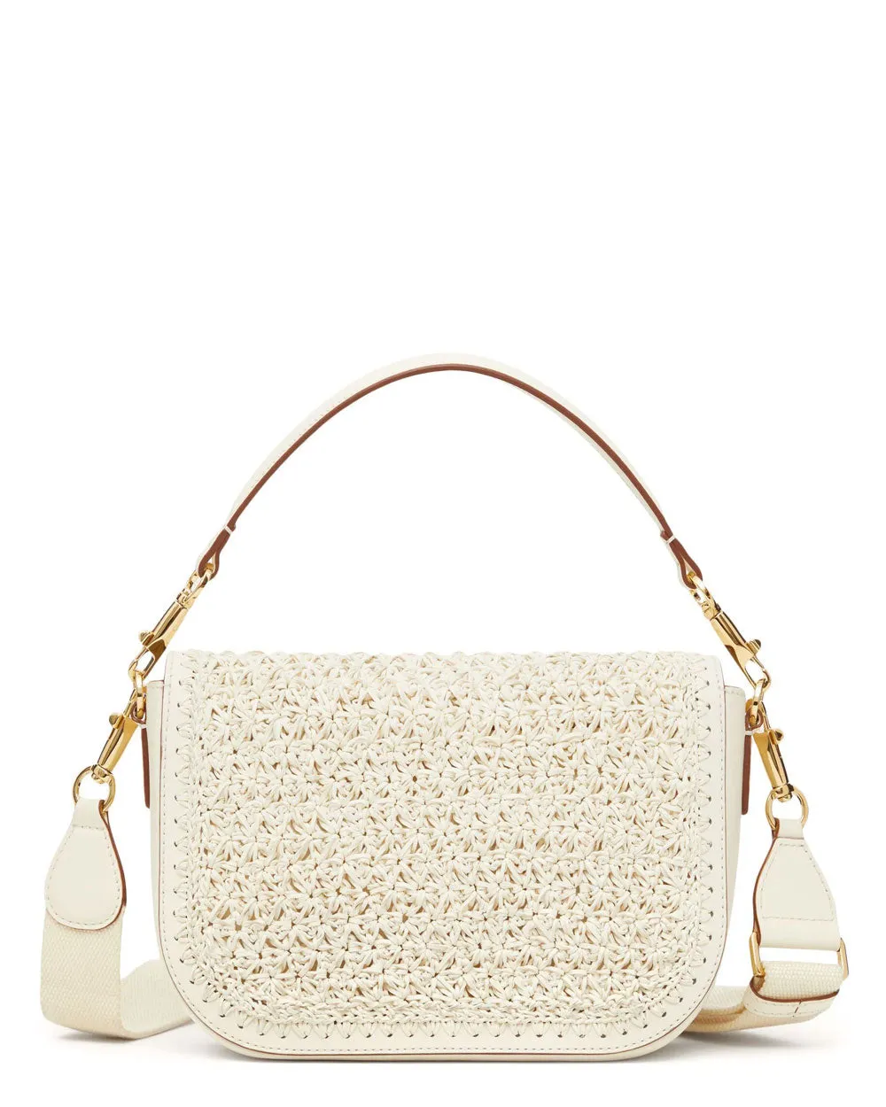 All Time Crochet Shoulder Bag in Ivory