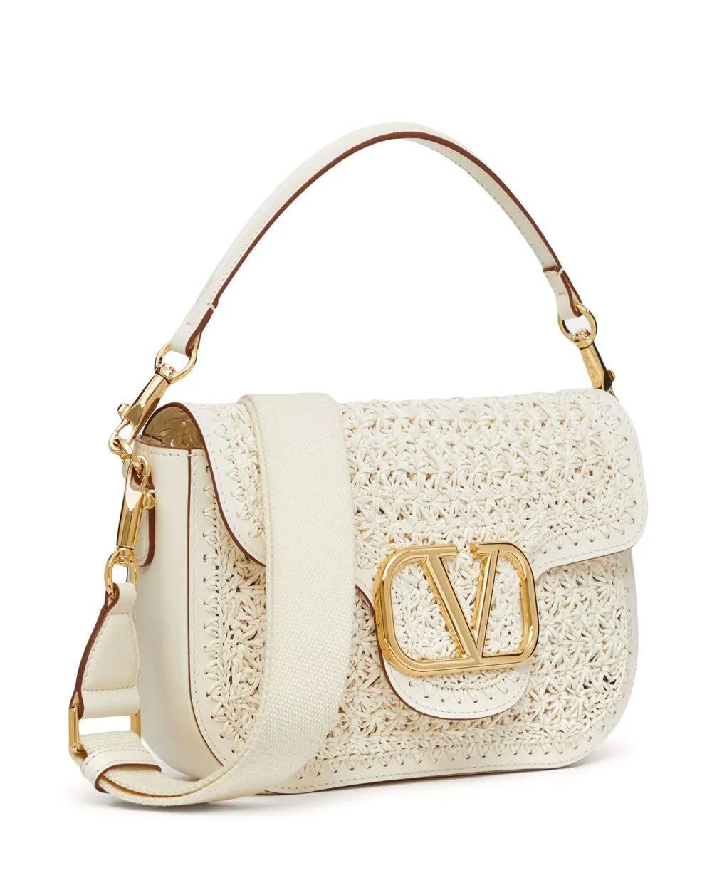 All Time Crochet Shoulder Bag in Ivory