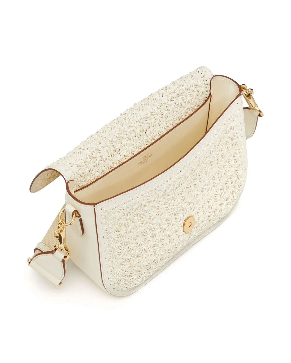 All Time Crochet Shoulder Bag in Ivory