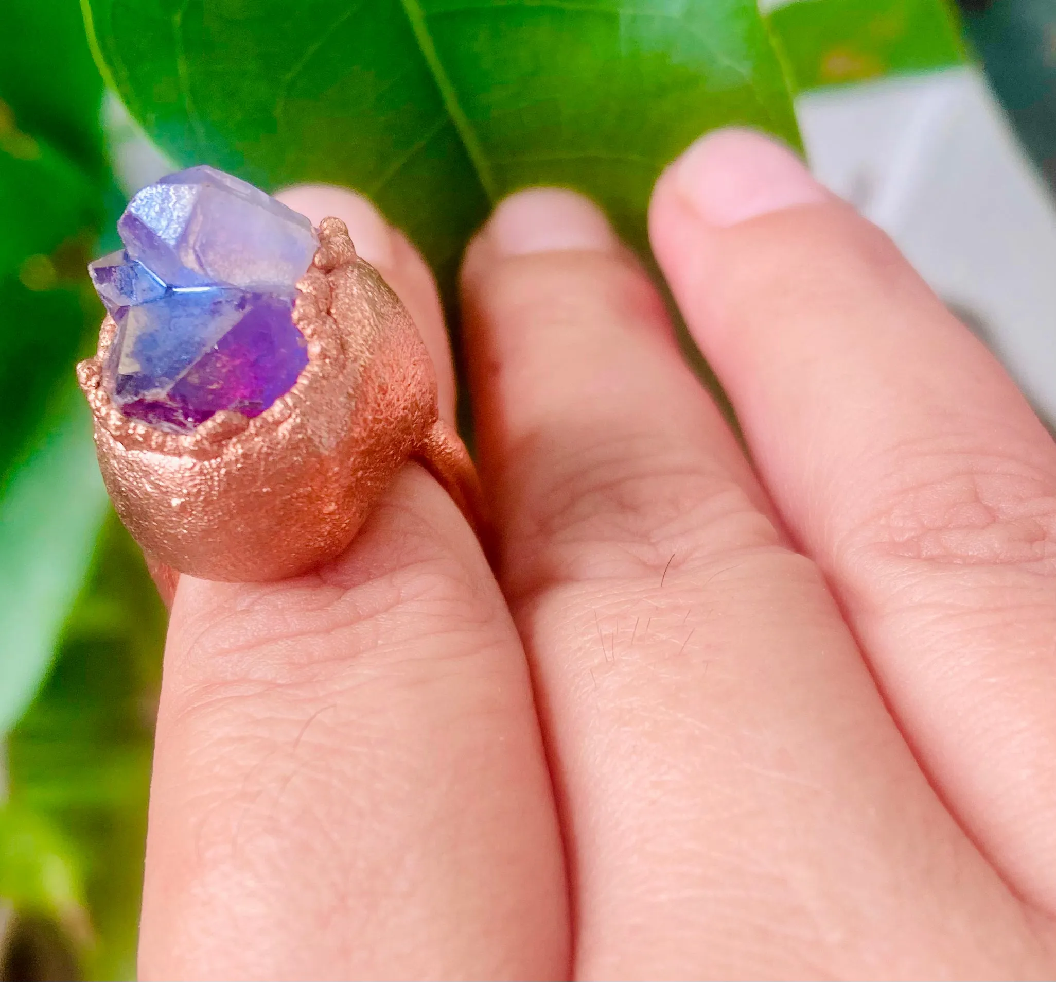 Angel Aura Amethyst Size 5