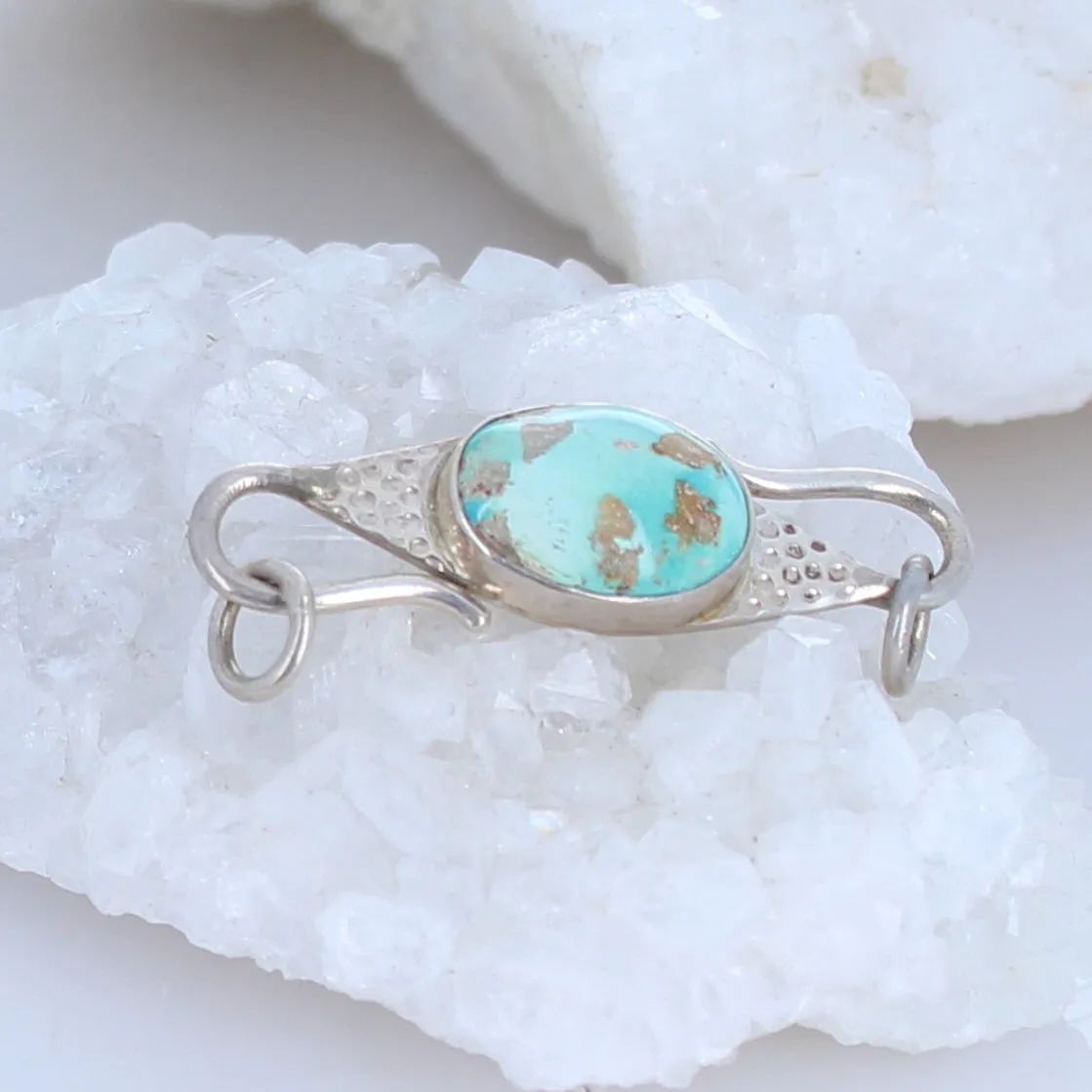 Armenian Turquoise Sterling Clasp Hook Style Choose Color