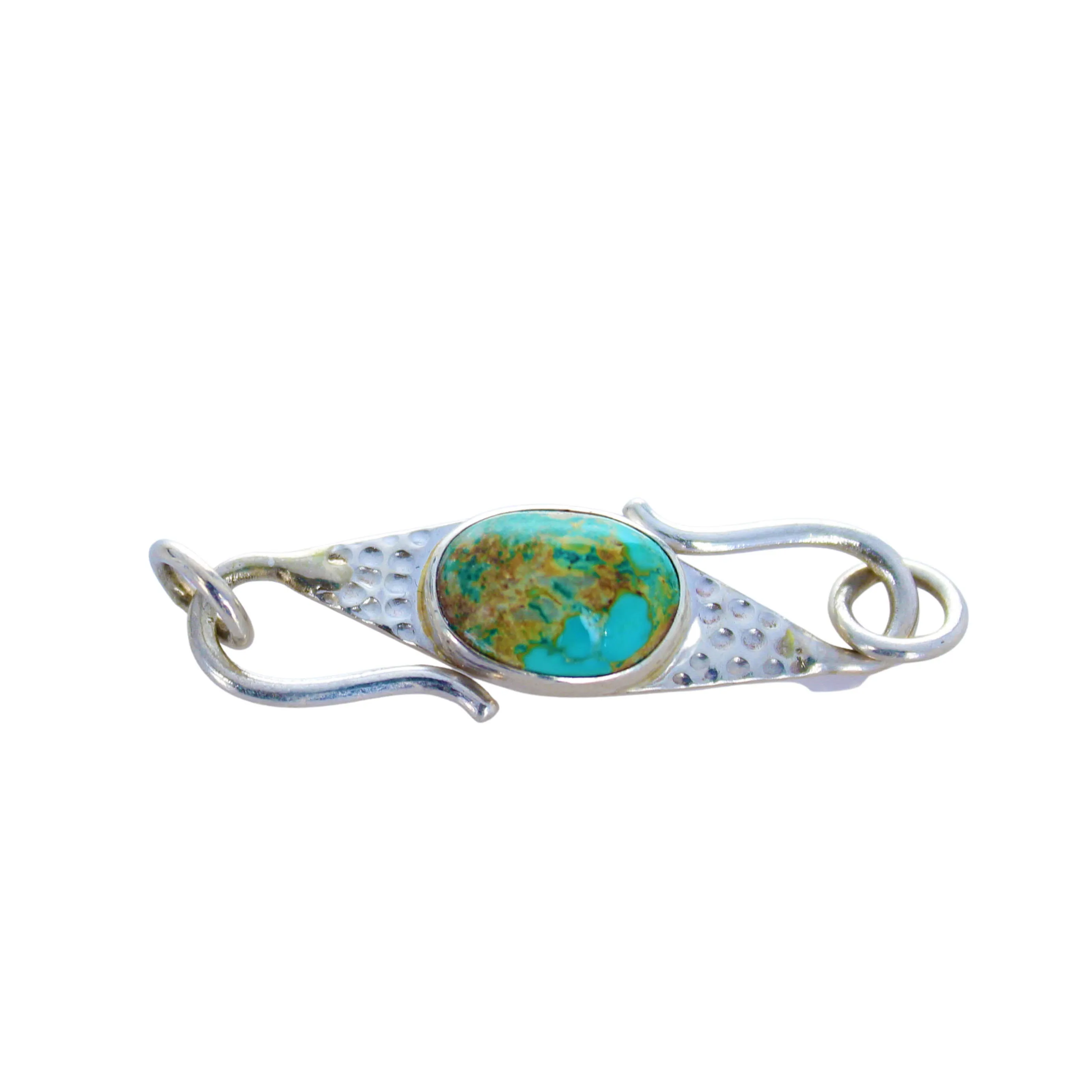 Armenian Turquoise Sterling Clasp Hook Style Choose Color