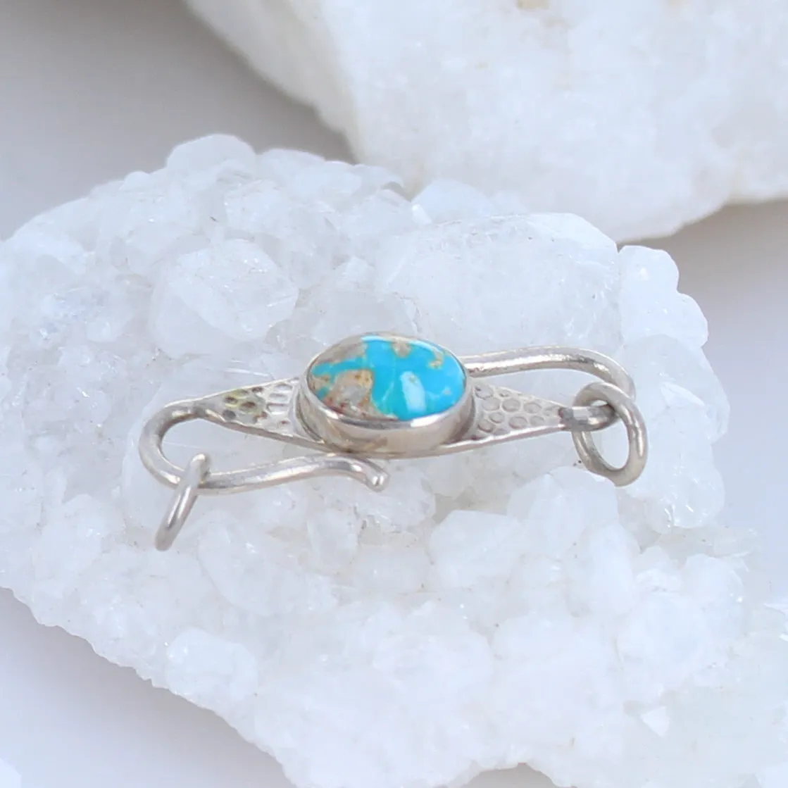 Armenian Turquoise Sterling Clasp Hook Style Choose Color