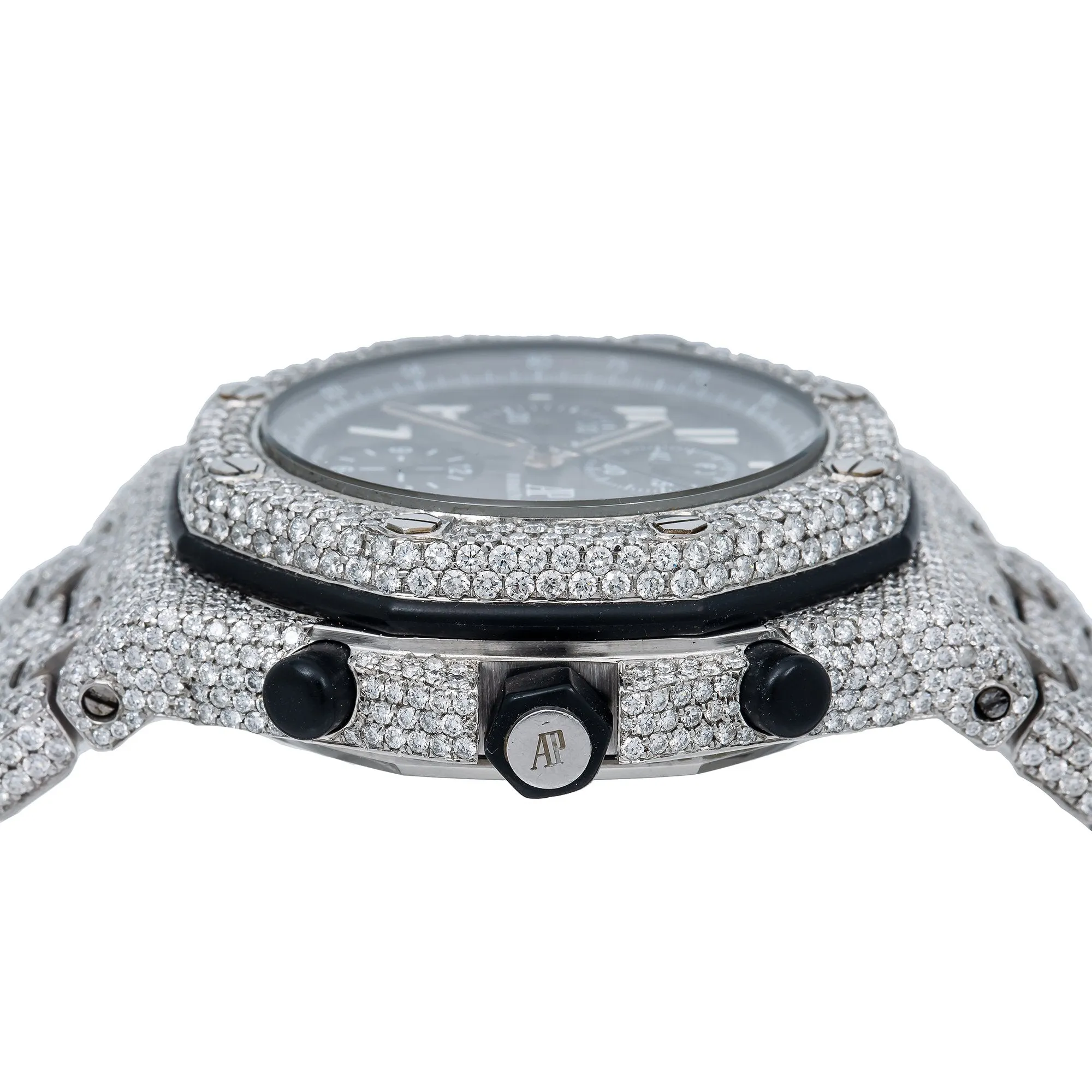 Audemars Piguet Royal Oak Offshore Chronograph 25940SK 42MM Gray Dial With 33.50 CT Diamonds