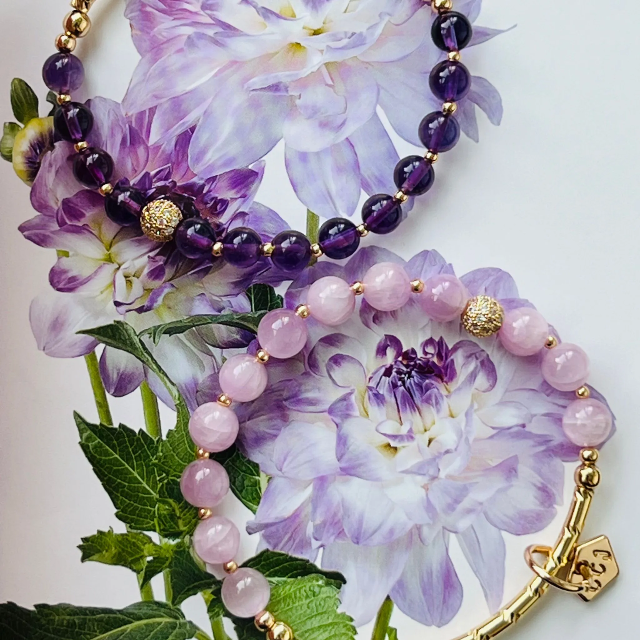 Auspicious Amethyst Delicate Diadem Bracelet