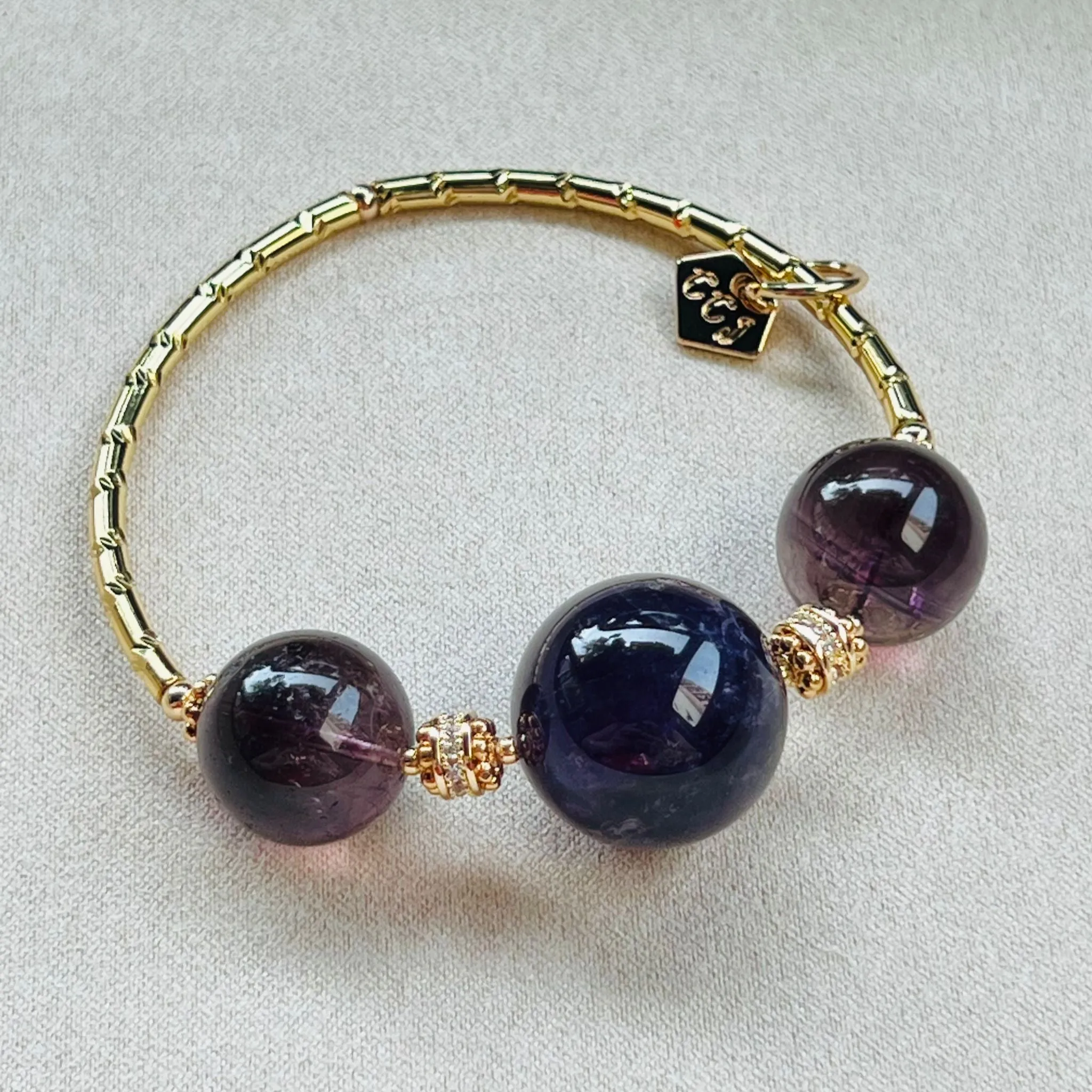 Auspicious Amethyst Diadem Bracelet