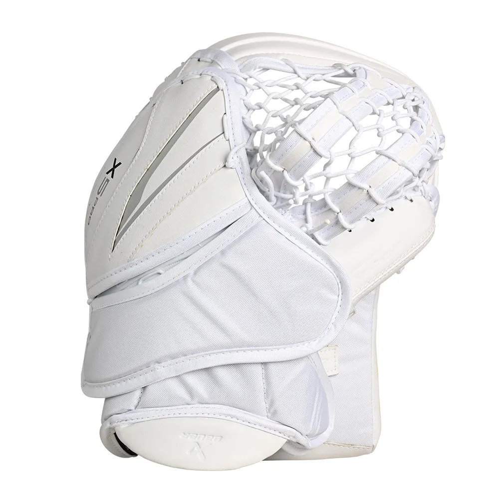 BAUER VAPOR X5 PRO SENIOR WHITE GOALIE CATCHER