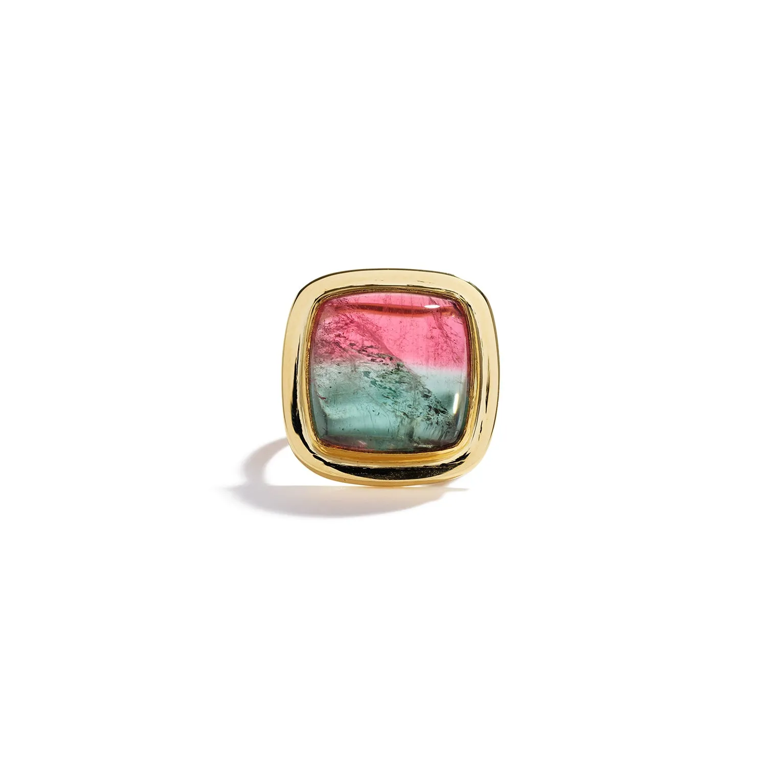 Bicolored Tourmaline Ring