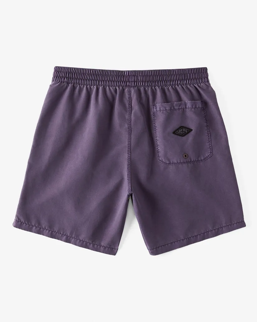 Billabong All Day OVD Layback Shorts-Purple