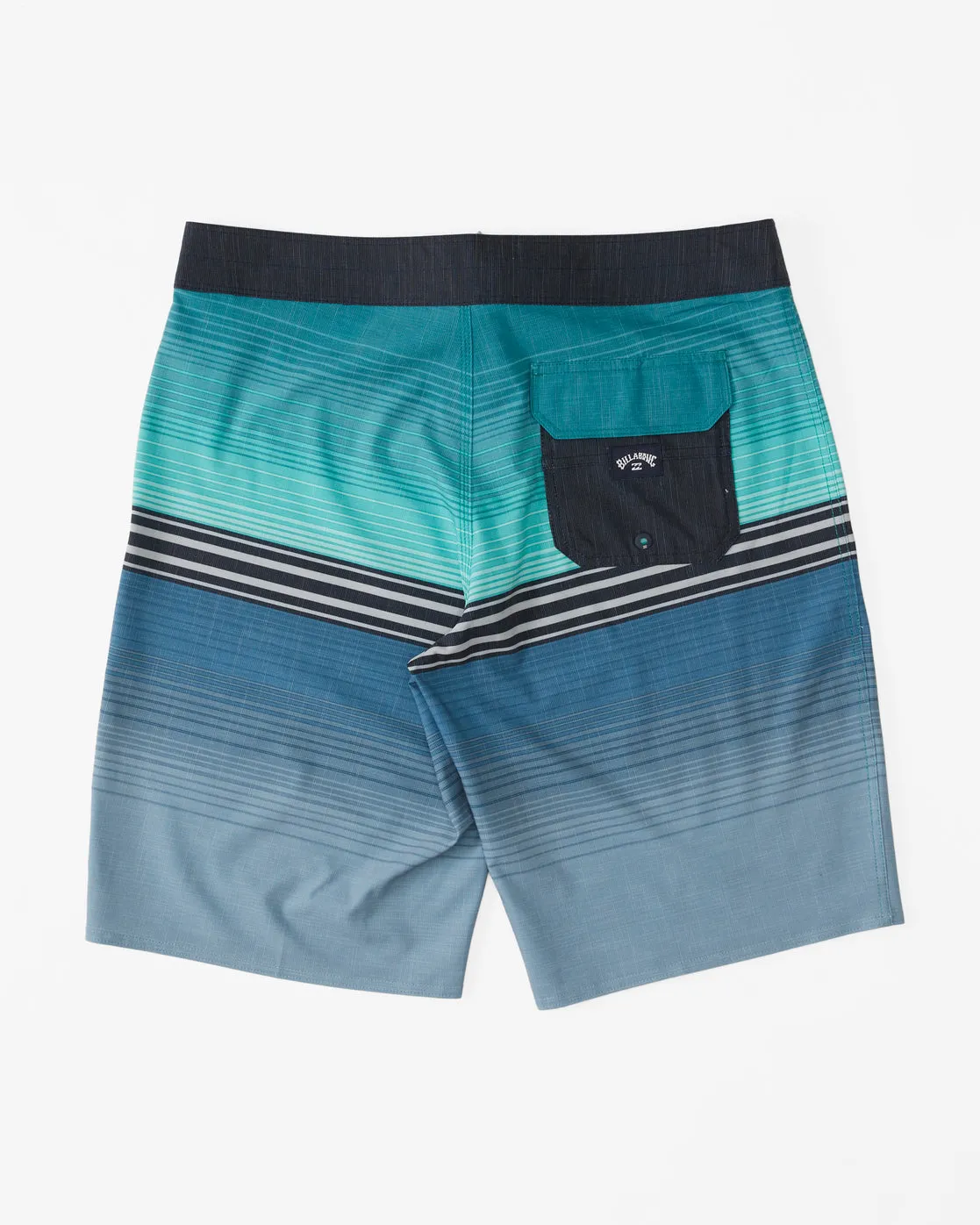 Billabong Boy's All Day Heather Stripe Pro Boardshorts-Blue Haze