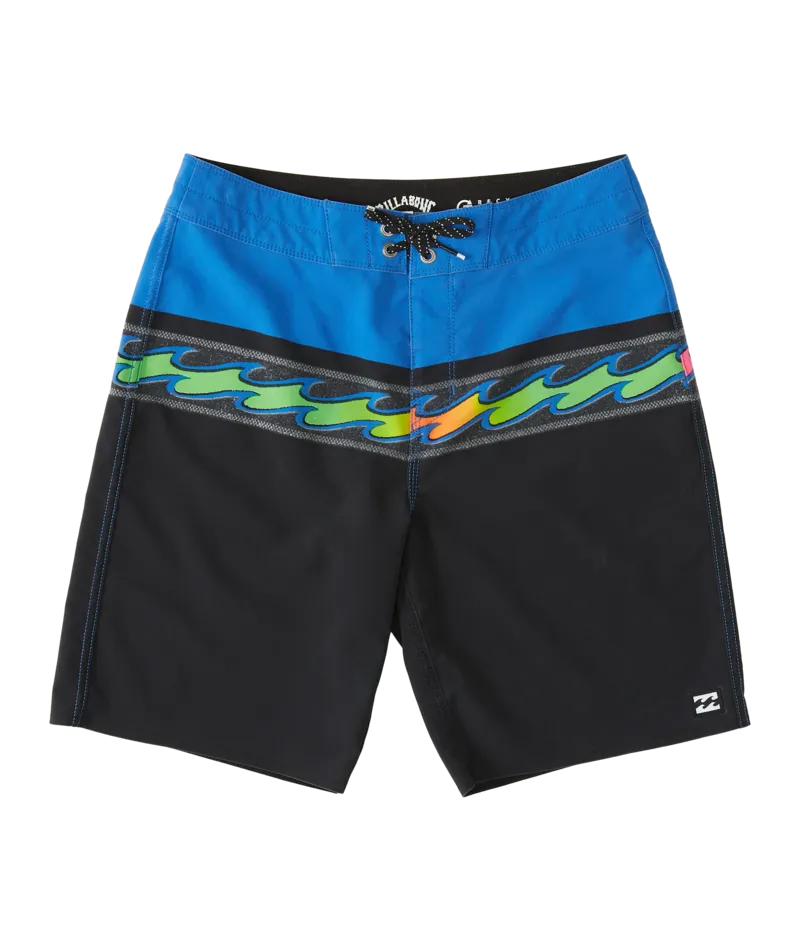 Billabong Boy's Momentum Pro Boardshorts-Black