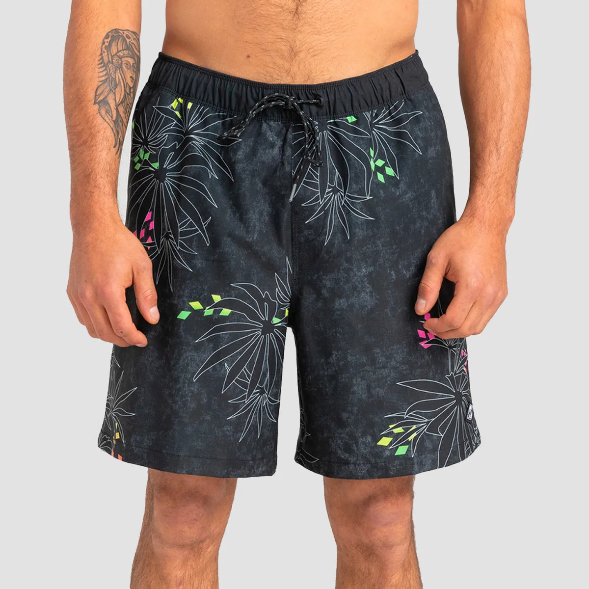 Billabong Wasted Times 18.5 Layback Boardshorts Stealth