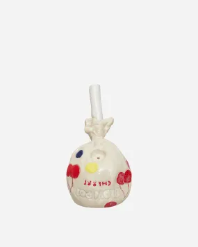 Blow Pot Pipe White