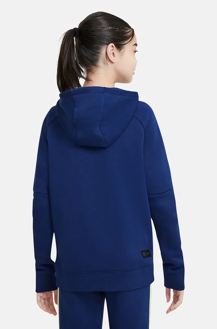 Blue sweatshirt with “Bara” hood – Junior