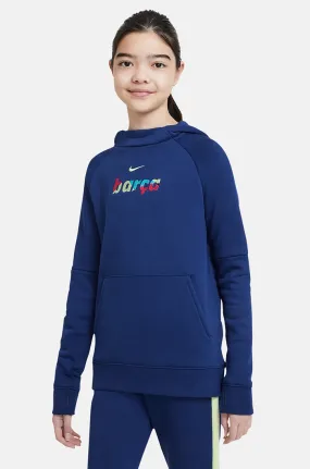 Blue sweatshirt with “Bara” hood – Junior