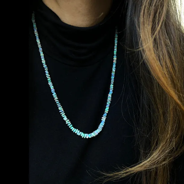 BOHEME LA JOIE SQUARE OPAL NECKLACE rts