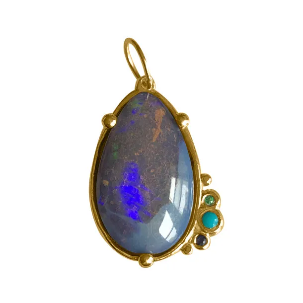 BOHEME LA PLONGE MARINE OPAL CHARM