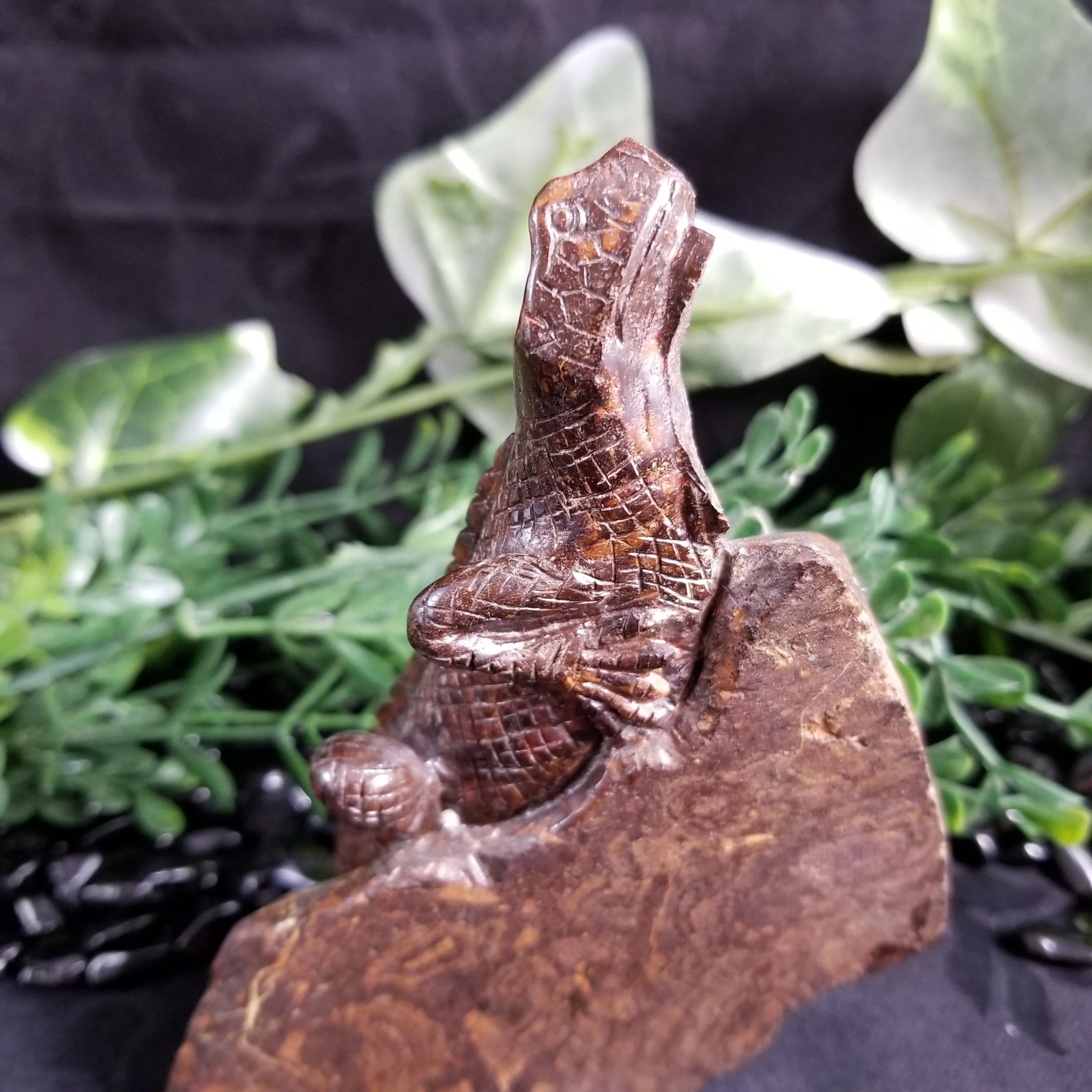 Boulder Opal Lizard (355 g)