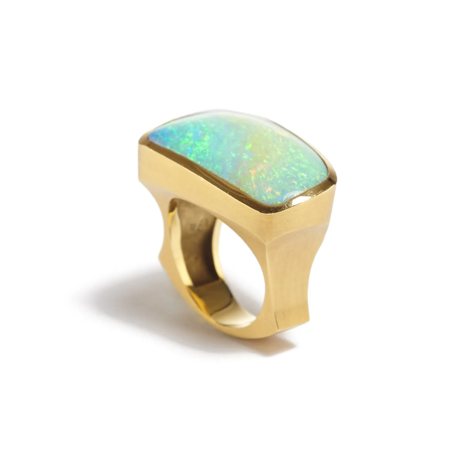 Boulder Opal Ring