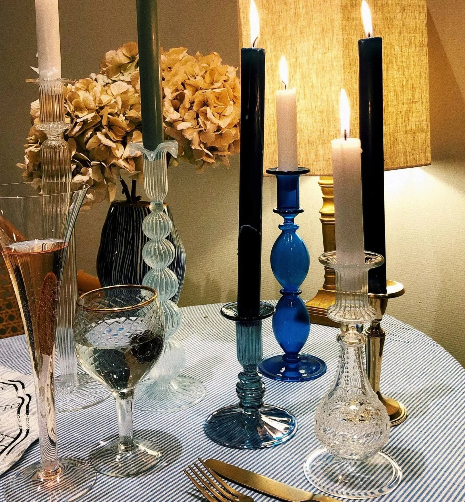 Bounty Glass Candle Holder