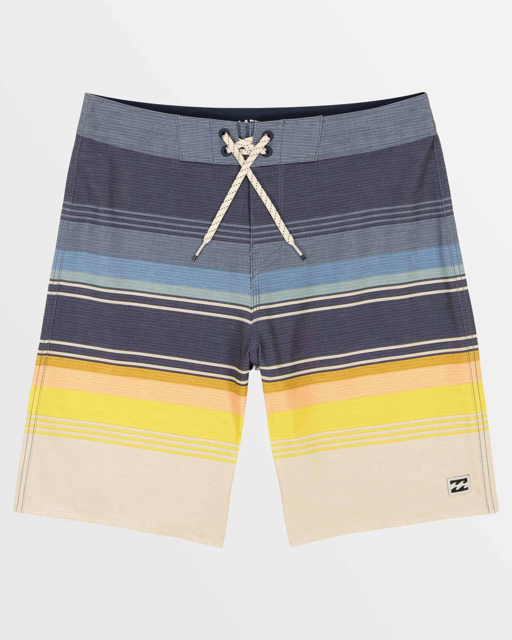 Boys All Day Stripe Pro Boardshorts 8 - Dusty Navy