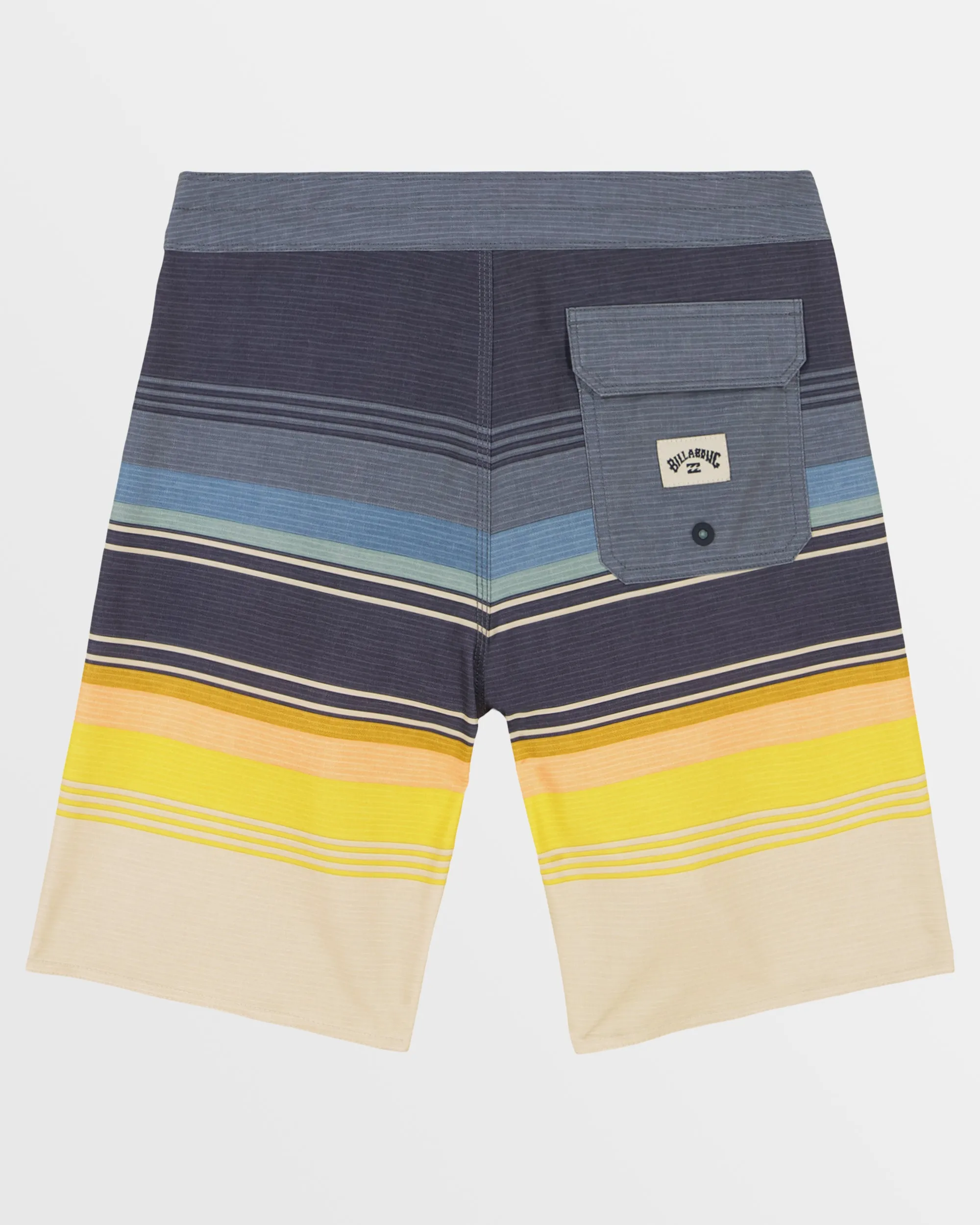 Boys All Day Stripe Pro Boardshorts 8 - Dusty Navy